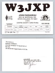 Ham Radio Qsl Qso Postcard W3JXP, State College, Pa, Usa. Fixed Price $13.99.