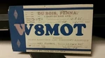 Amateur Radio Qsl Postcard W8MOT S.z. Pat Hummel 1935 Dubois Pennsylvania. Fixed Price $9.75.