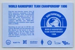 Qsl W6R San Jose Usa 1996 World Radiosport Team Championship. Fixed Price $16.99.