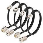 Upgraded 4PCS Bnc To Uhf Cable 1.64FT Kit PL259 SO239 Extension Cb.... Fixed Price $21.72.