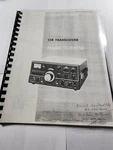 Kenwood TS-520SE Instruction Manual: 11" X 24" Foldout Schematic Vg B7. Fixed Price $15.00.