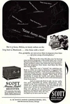 1943 Scott Marine Model Receiver: Murmansk Vintage Print Ad. Fixed Price $7.50.