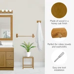 Pemberley Row Wood Honey Oak Bathroom Hardware Kit Rustic 24" Unassembled. Fixed Price $61.72.