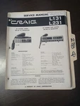 Craig L131 L231 Service Manual Original Repair Book Ssb Am Cb Transceiver. Fixed Price $49.99.