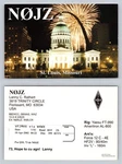 Ham Radio Qsl Qso Postcard N Jz, St. Louis, Mo, Usa. Fixed Price $13.99.