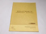 Heathkit IB-1101 Vintage Frequency Counter Assembly Manual (original). Fixed Price $20.00.