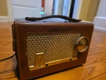 Philco Radio Model E-675-124. Fixed Price $38.25.