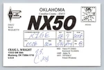 Ham Radio Qsl NX5O Oklahoma Usa 2008 Yaesu Kenwood Alpha Antenna. Fixed Price $16.99.