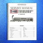 Kenwood TS-440S Hf Transceiver Service Manual Bound Covers Xl Foldouts. Fixed Price $29.55.