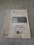 Lafayette PF-300 Owners Manual Solid State Band Fm Receiver Original. Fixed Price $39.99.