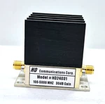 Communications Corp. HD24031 Sma Rf Amplifier 100-5000 Mhz 30DB Gain. Fixed Price $49.99.