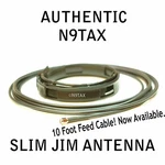 Authentic N9TAX Vhf/uhf Slim Jim J-pole For Ht 2M 70CM Antenna 10' Coax. Fixed Price $34.99.