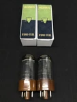 Matched Pair Sylvania Jan Chs 5Y3WGTA (5Y3GT) Gold Label Vacuum Tubes C.9413. Fixed Price $49.95.