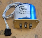 Radiall R574803410 DC-40GHZ SP4T Coaxial Switch 2.92MM. Fixed Price $59.99.