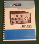 Drake TR-4CW Instruction Manual: 11"X17" Foldout Schematic & Protective Covers. Fixed Price $23.00.