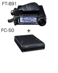 Yaesu HF/6M Mobile Ft Transceiver 891 With Fc Automatic 50 Antenna Tuner Jp. Fixed Price $843.69.