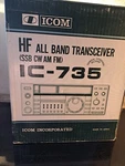 Icom IC-735 Hf Amateur Radio Transceiver Original Box Read!!. Fixed Price $450.00.