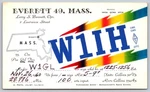 1960 Everett Qsl Card W1IH W1GL Amateur Radio Ham History C258. Fixed Price $8.96.