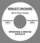 Hp 6621A Power Supply Operating & Service Manual. Fixed Price $12.75.