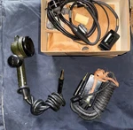 Us WW2 Army Military Radio HS-30 Head Set SW-141 Ptt T-17 Microphone. Fixed Price $65.00.