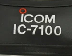Icom IC-7100 Control Head Signature Series Ham Radio Amateur Dust Cover. Fixed Price $32.00.