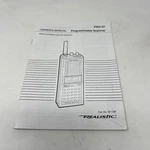 Realistic PRO-37 Owner's Manual Radio Shack Scanner 27 Pages. Fixed Price $10.00.