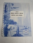 Gertsch Model CRB-1B CRB-2B Complex Ratio Bridge Singer Instruction Manual. Fixed Price $70.87.