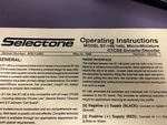 Selectone Operating Instructions, Model ST-146/146L,MICRO Mini Encoder/decoder. Fixed Price $10.00.