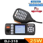 Baojie BJ-318 Dual Band 136-174&400-490MHZ 25W Mobile Radio Mini Two Way. Fixed Price $69.00.