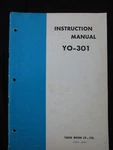 Vintage Yaesu Musen Co. Japan Instruction Manual User Guide YO-301 Monitorscope. Fixed Price $19.97.