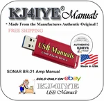 Sonar BR-21 Amplifier Usb Owner's Manual + Schematic Cb Radio KJ4IYE. Fixed Price $17.95.