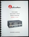 Hallicrafters S-200 5-BAND Am Shortwave Radio Receiver Manual. Fixed Price $12.99.