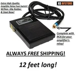 Amplifier Relay Foot Switch Non Slip Rubber And Heavy Steel Base *free Ship* 12'. Fixed Price $59.00.