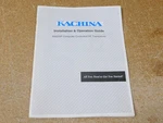 Kachina 505DSP Computer Controlled Hf Transceiver User Manual (original). Fixed Price $30.00.