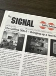 30K-5 Transmitter Article Collins Radio Signal Journal #40 2005. Fixed Price $12.99.