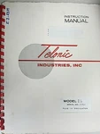 Telonic Industries Model E-3, E-3M Plug Oscillator Instruction Manual. Fixed Price $20.00.
