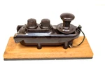 Vintage Raf- WW11 Radio Telegraph Spark Old Antique Flameproof Bathtub Morse Key. Fixed Price $95.00.