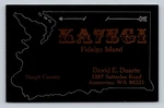 Ham Radio Qsl KA7EGI Fidalgo Island Wa Usa 1981 Yaesu Ft Dx 560. Fixed Price $15.99.