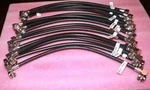 Lot Of 15 RG214 Flexible Coaxial Jumper Cable W/ Male Connectors, 16" Long New. Fixed Price $73.95.