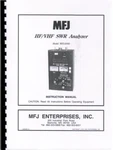 Mfj 259D Swr Hf/vhf Analyzer Operating & Instruction Manual. Fixed Price $19.75.