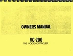Palomar VC-200 Voice Control Owner's Manual With Schematic. Fixed Price $14.95.