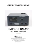 Emtron DX-2SP Hf Linear Amplifier Operating Manual 32LB Paper 100LB Covers. Fixed Price $19.95.