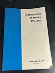Yaesu FTV-250 Instruction Manual Original. Fixed Price $25.00.