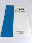 Vintage Yaesu FV-101DM Instruction Manual Original. Fixed Price $39.95.