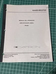 Datron Transworld Linear Amplifier Manual (spanish) RA400-MSOPSP. Fixed Price $10.00.