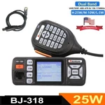 Baojie BJ-318 Mini Mobile Radio 25W 136-174&400-490MHZ Car With Usb Cable. Fixed Price $71.99.