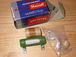Vintage Mallory Adjustable Resistor ** New Box 2AV-25 Ohm Watt Radio. Fixed Price $22.00.