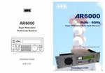 Aor AR6000 Receiver Operating Manual + Color Brochure - 32LB Paper. Fixed Price $22.95.