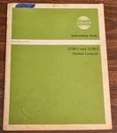 Instruction Book/manual: Collins 312B-4 & 312B-5 Station Controls Lot A8. Fixed Price $35.00.