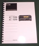 Icom IC-728, IC-729 Instruction Manual Premium Card Stock Covers & Lb Paper. Fixed Price $23.00.